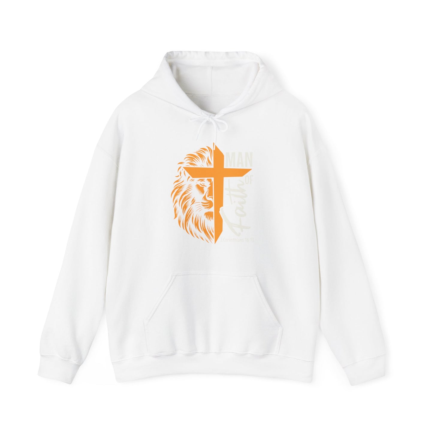 Man of Faith (Unisex Heavy Blend™ Hooded Sweatshirt)