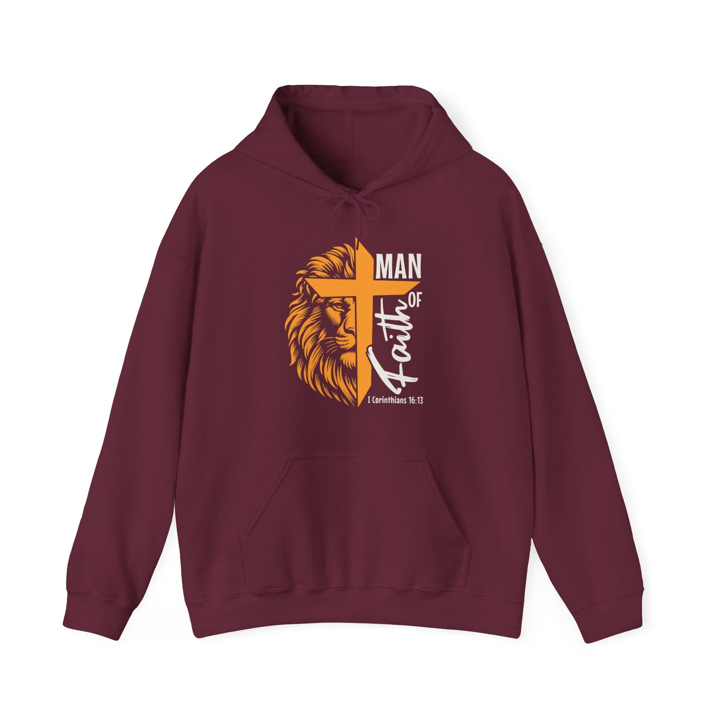 Man of Faith (Unisex Heavy Blend™ Hooded Sweatshirt)