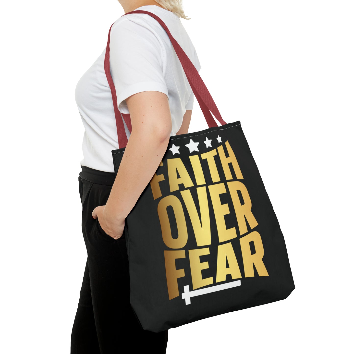 Faith Over Fear Tote Bag