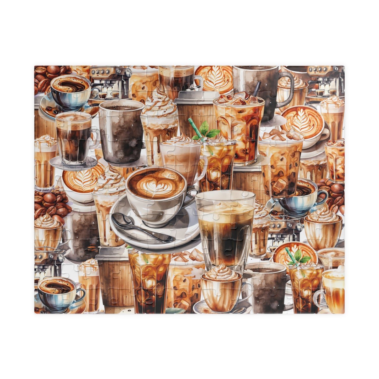 Inhale Coffee, Exhale Stress Puzzle (110 piece)