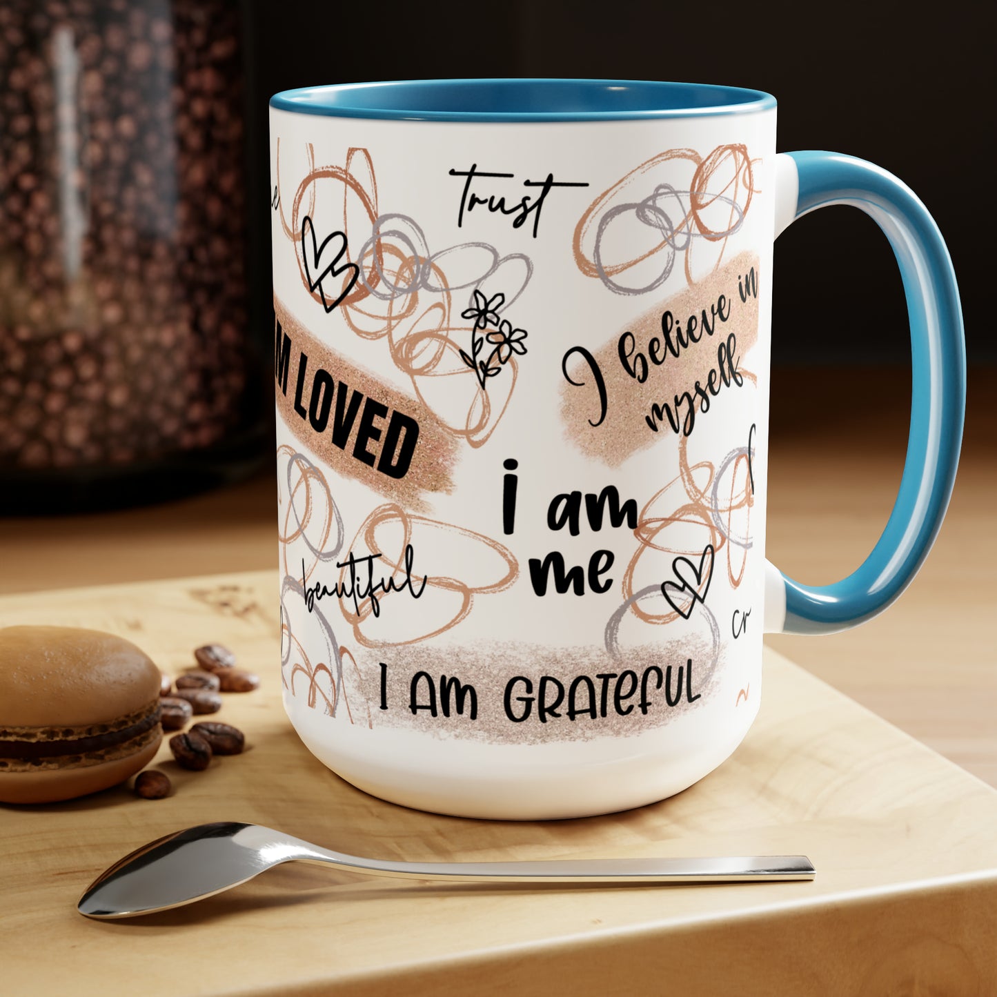 Affirmations Coffee Mugs, 15oz