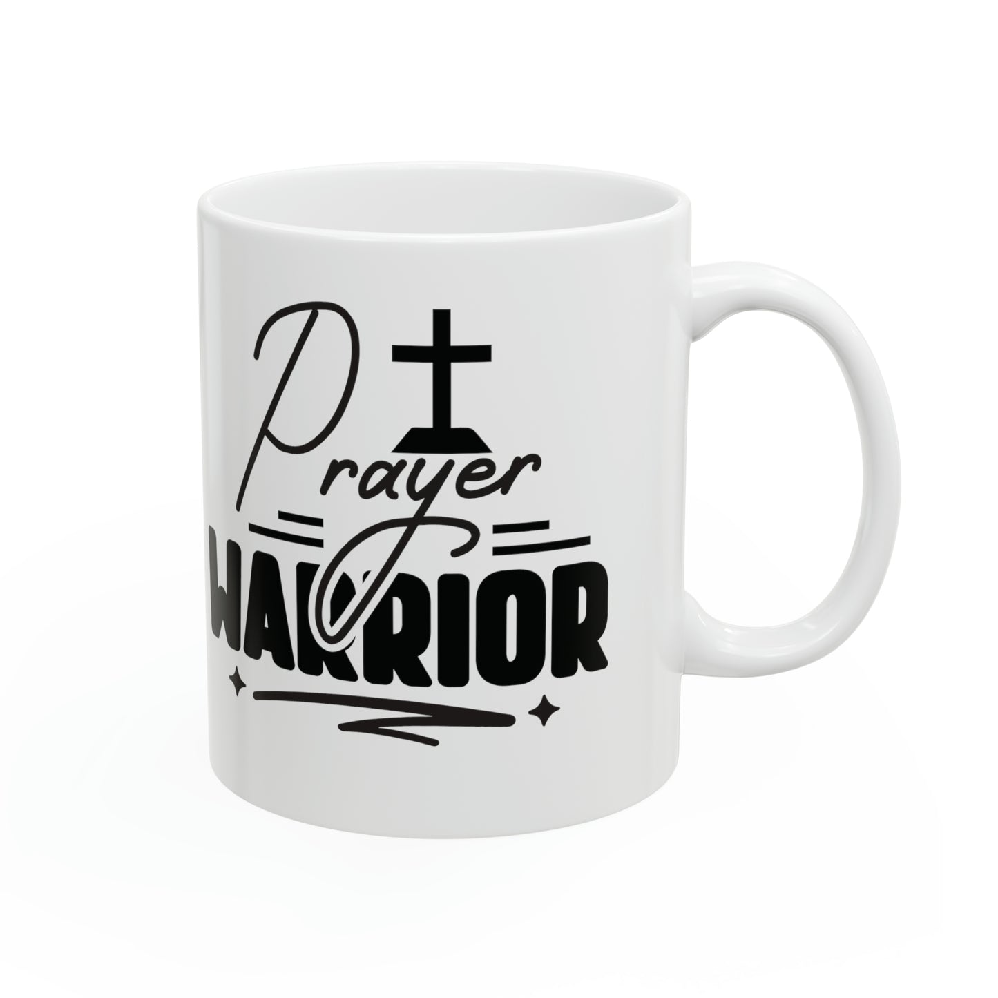 Prayer Warrior Ceramic Mug, 11oz