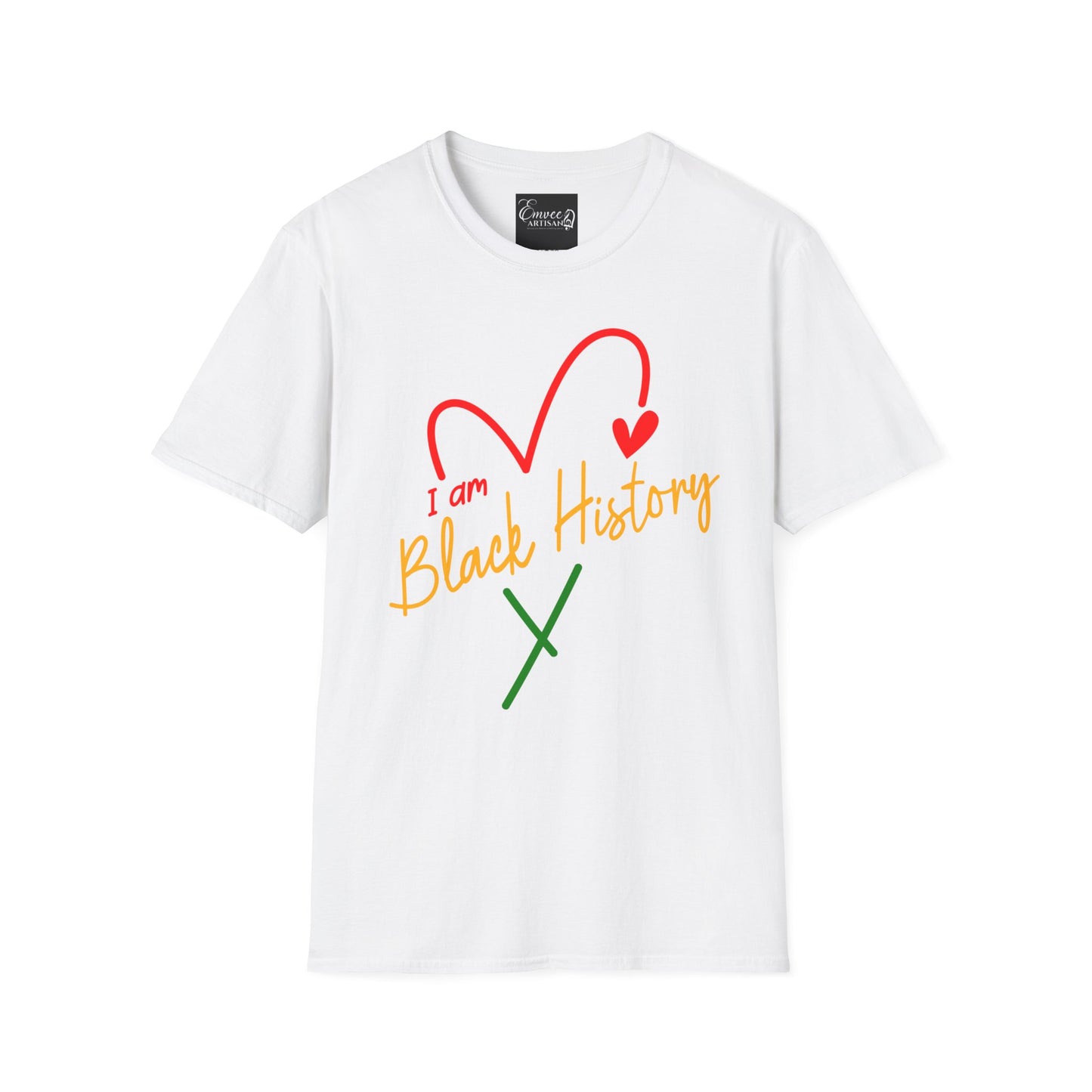I AM Black History (Unisex Softstyle T-Shirt)