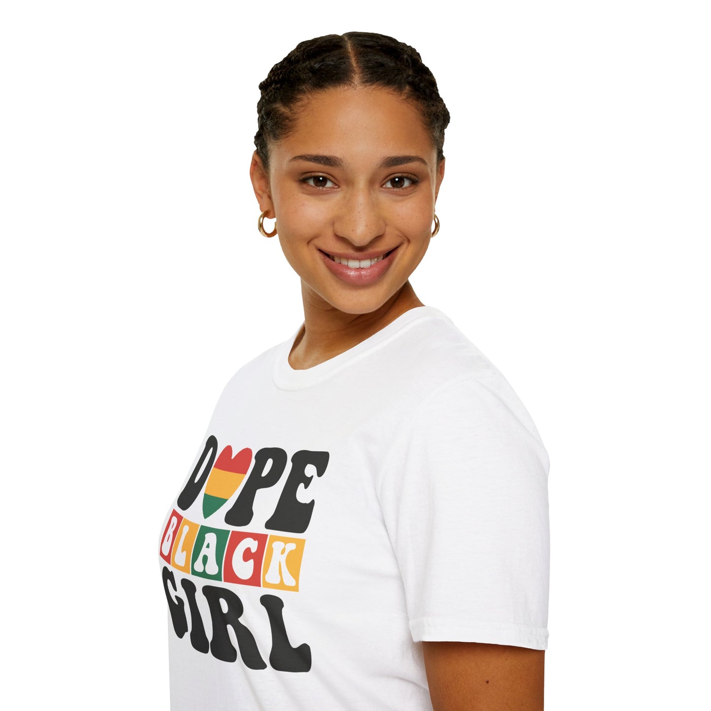 Dope Black Girl (Unisex Softstyle T-Shirt)