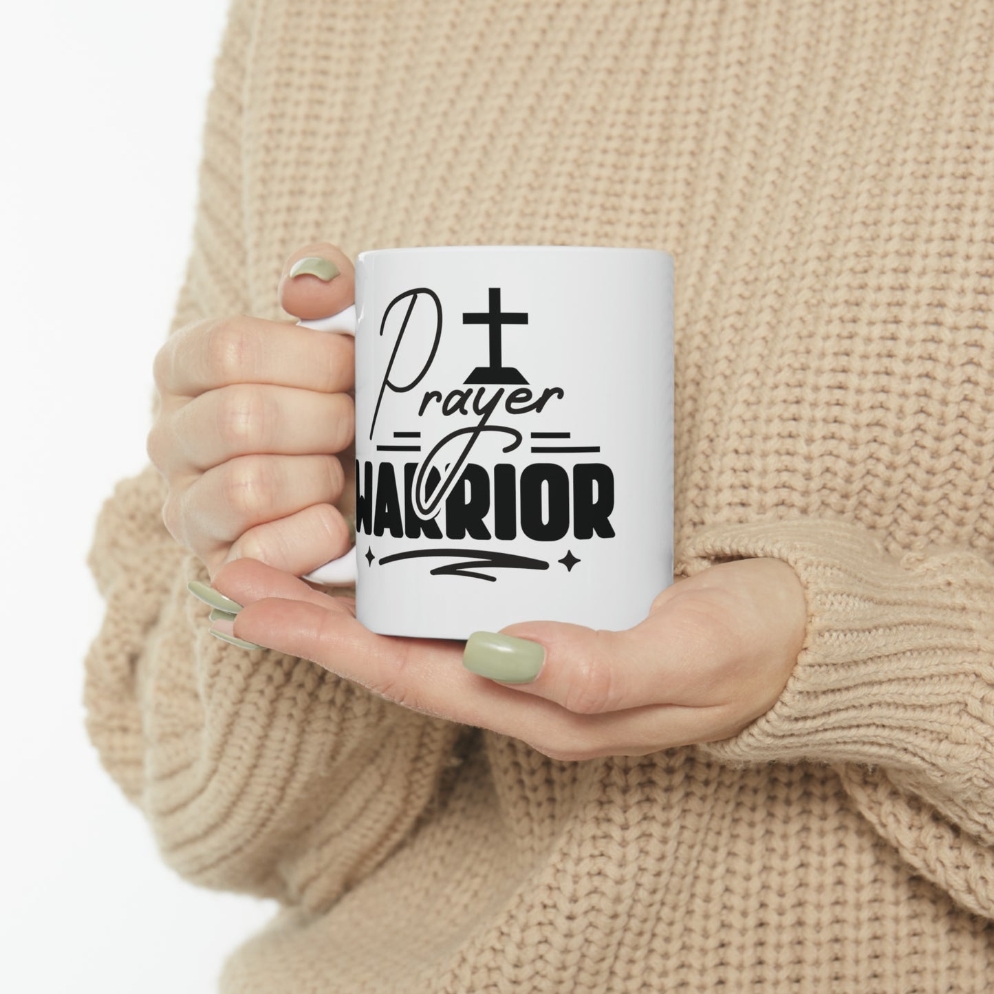 Prayer Warrior Ceramic Mug, 11oz
