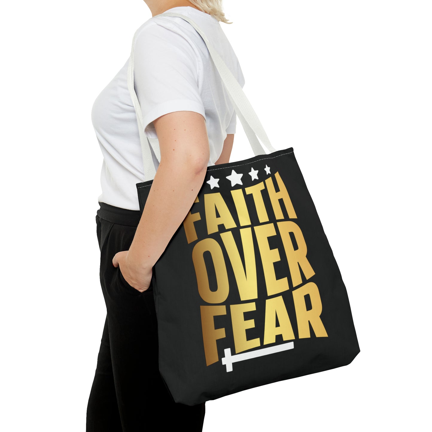 Faith Over Fear Tote Bag