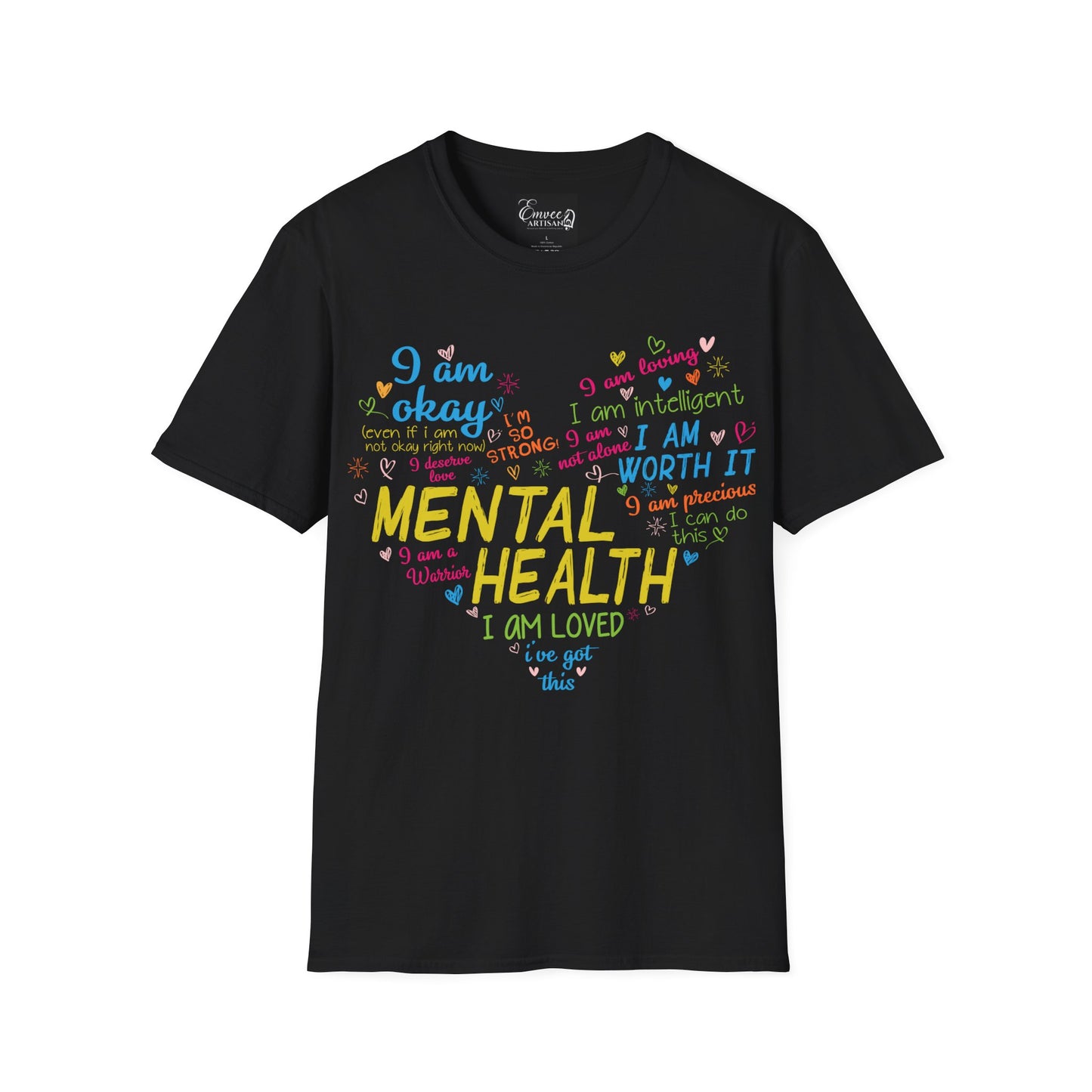 Mental Health, I am loved (Unisex Softstyle T-Shirt)