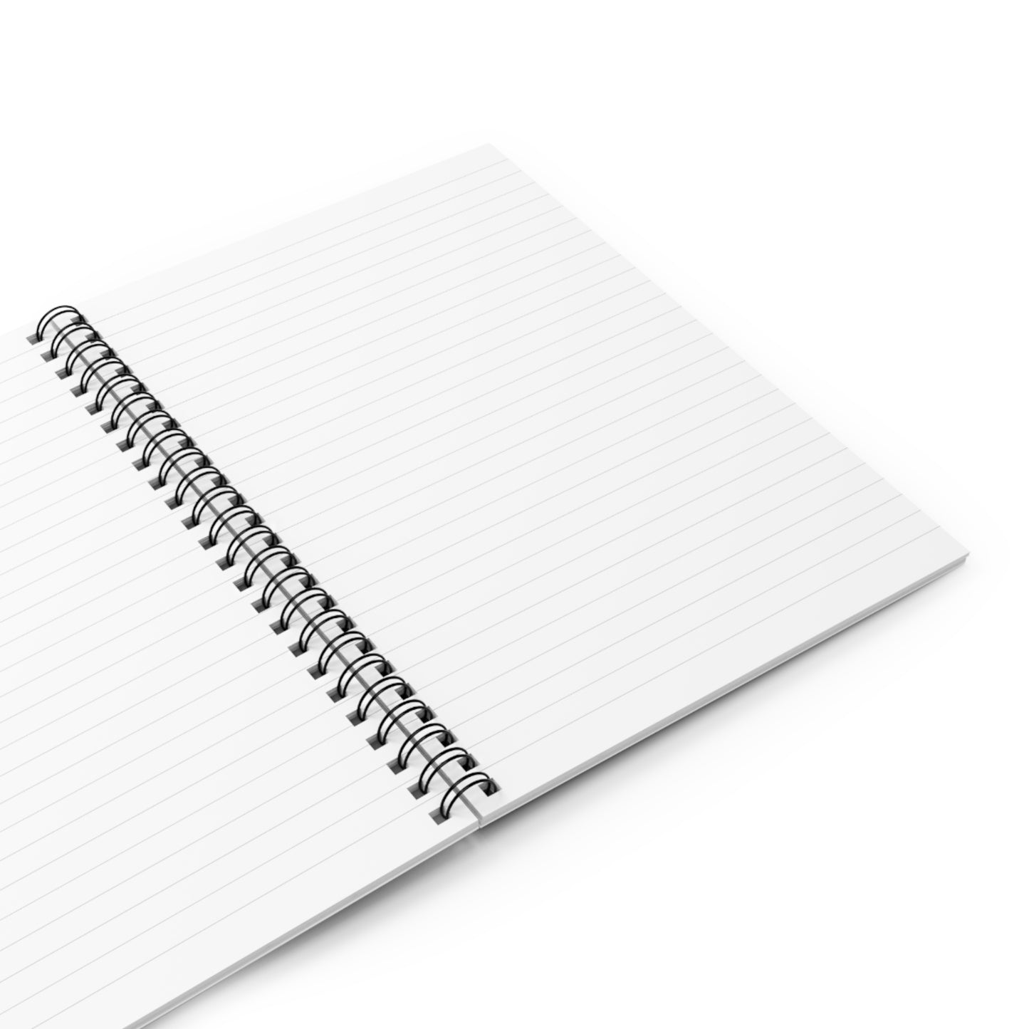 Once I get an Attitude (White): Spiral Notebook - Ruled Line