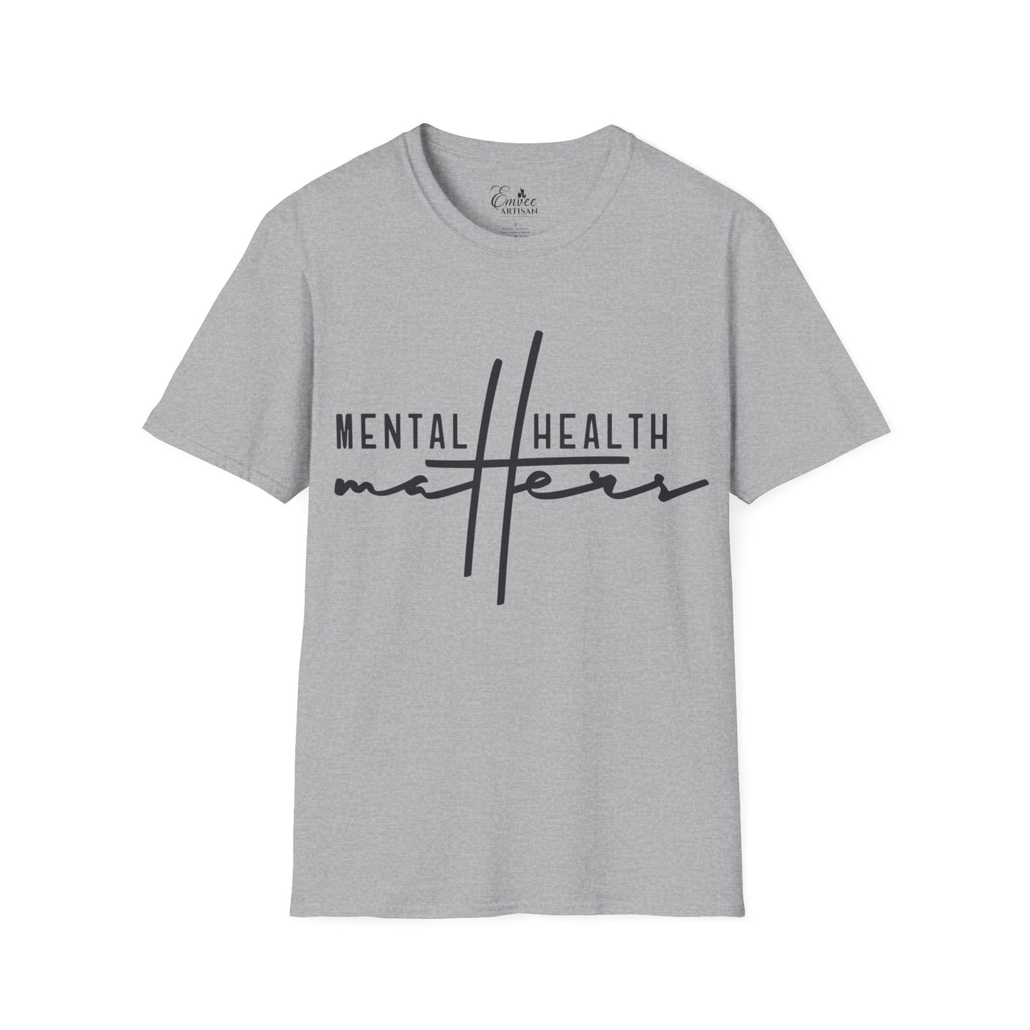 MENTAL HEALTH MATTERS (Unisex Softstyle T-Shirt)