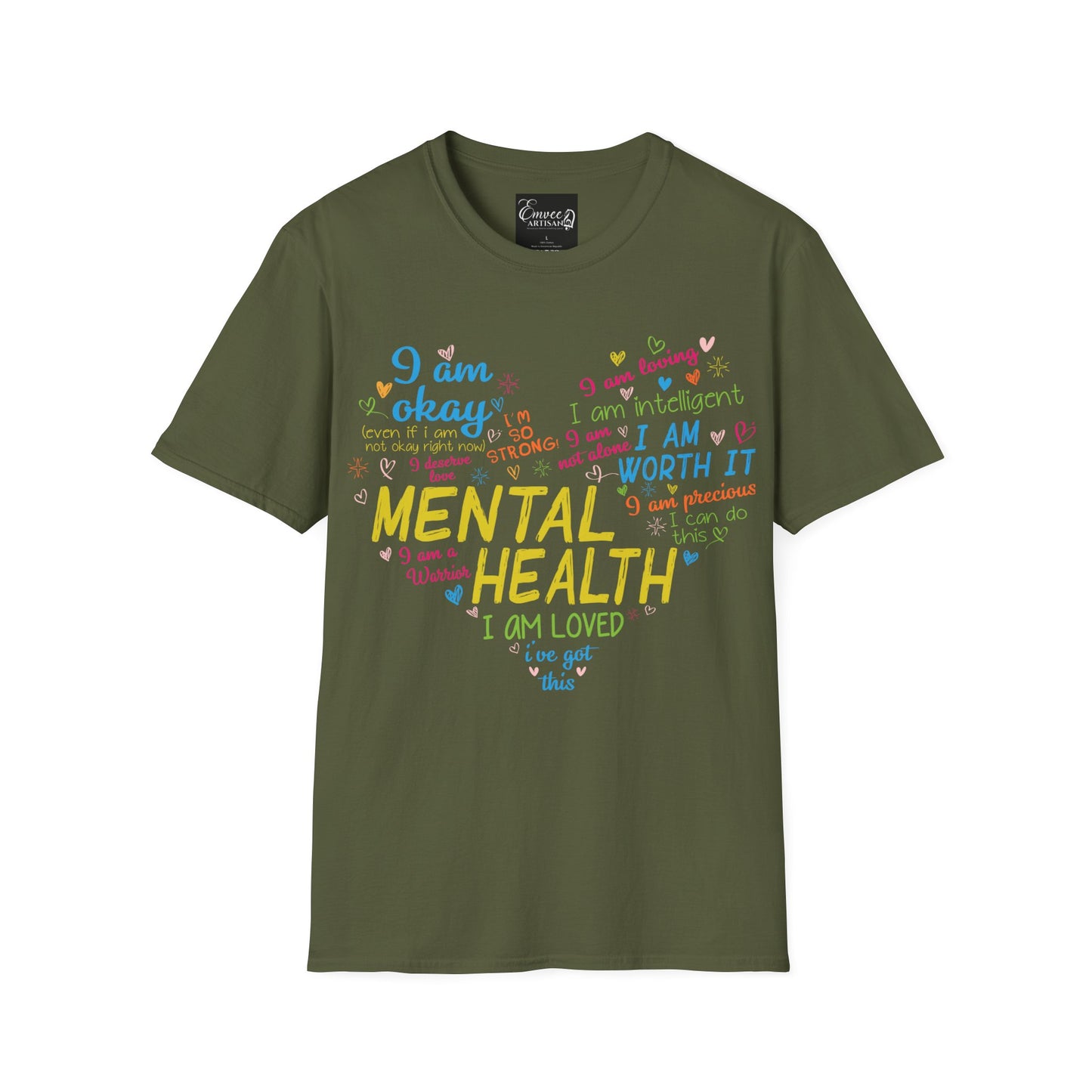 Mental Health, I am loved (Unisex Softstyle T-Shirt)