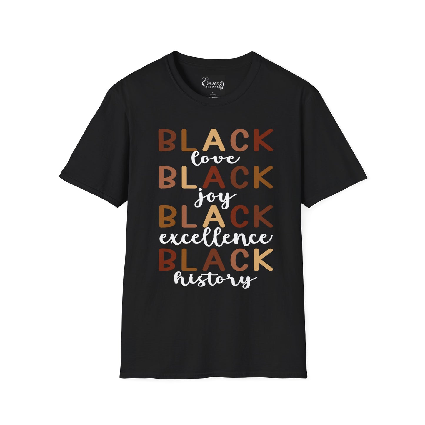 Black Love... (Unisex Softstyle T-Shirt)