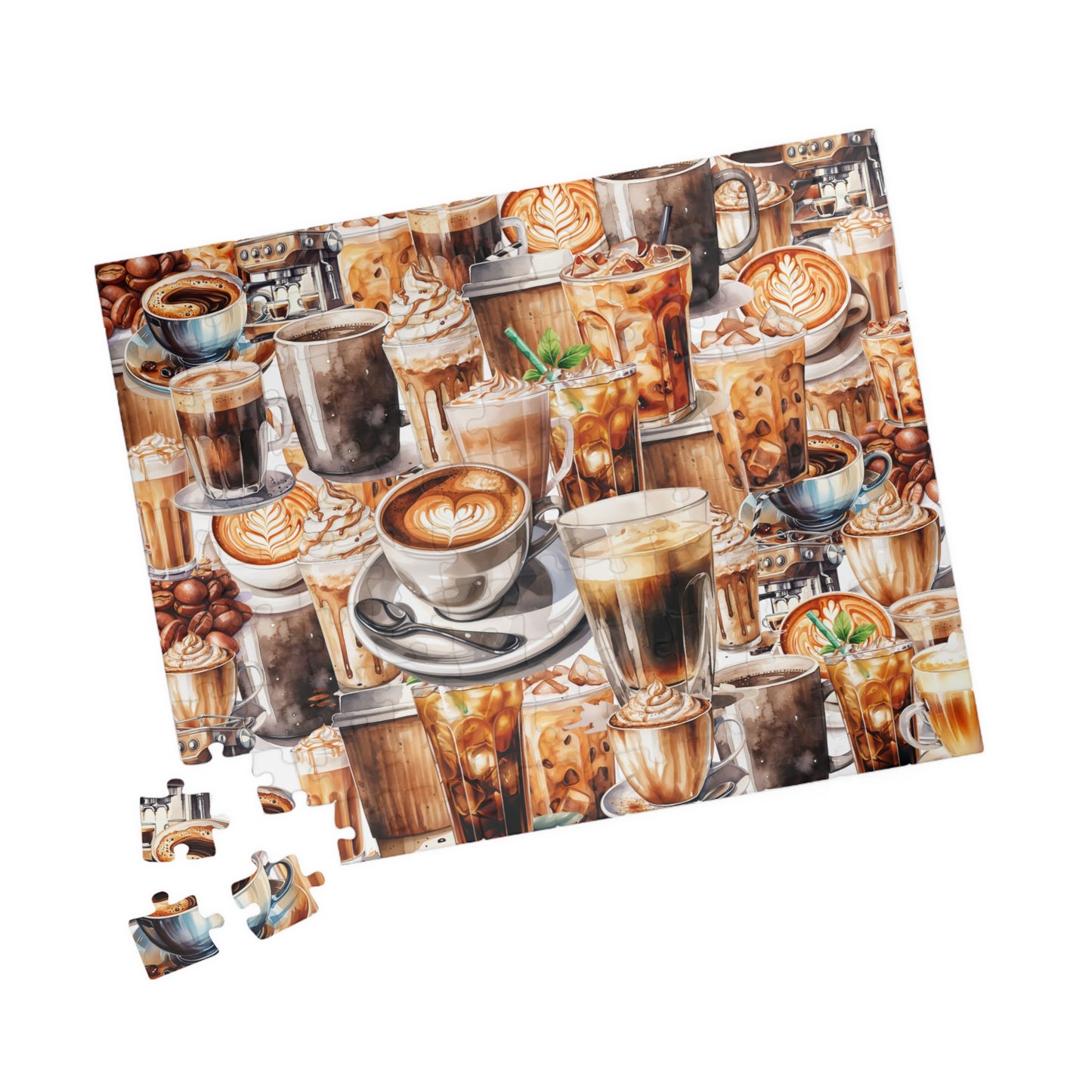 Inhale Coffee, Exhale Stress Puzzle (110 piece)