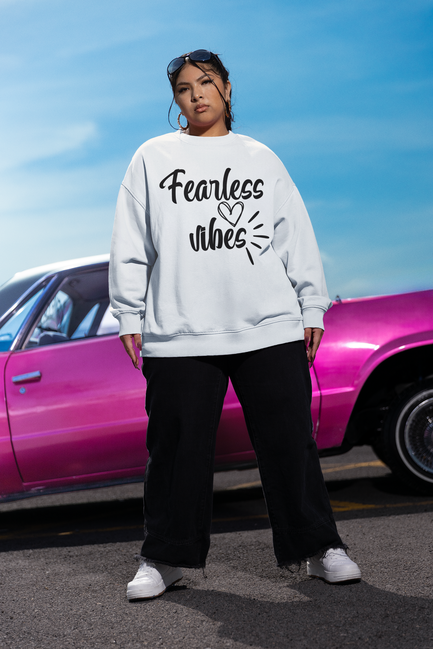 FEARLESS (Unisex Heavy Blend™ Crewneck Sweatshirt)