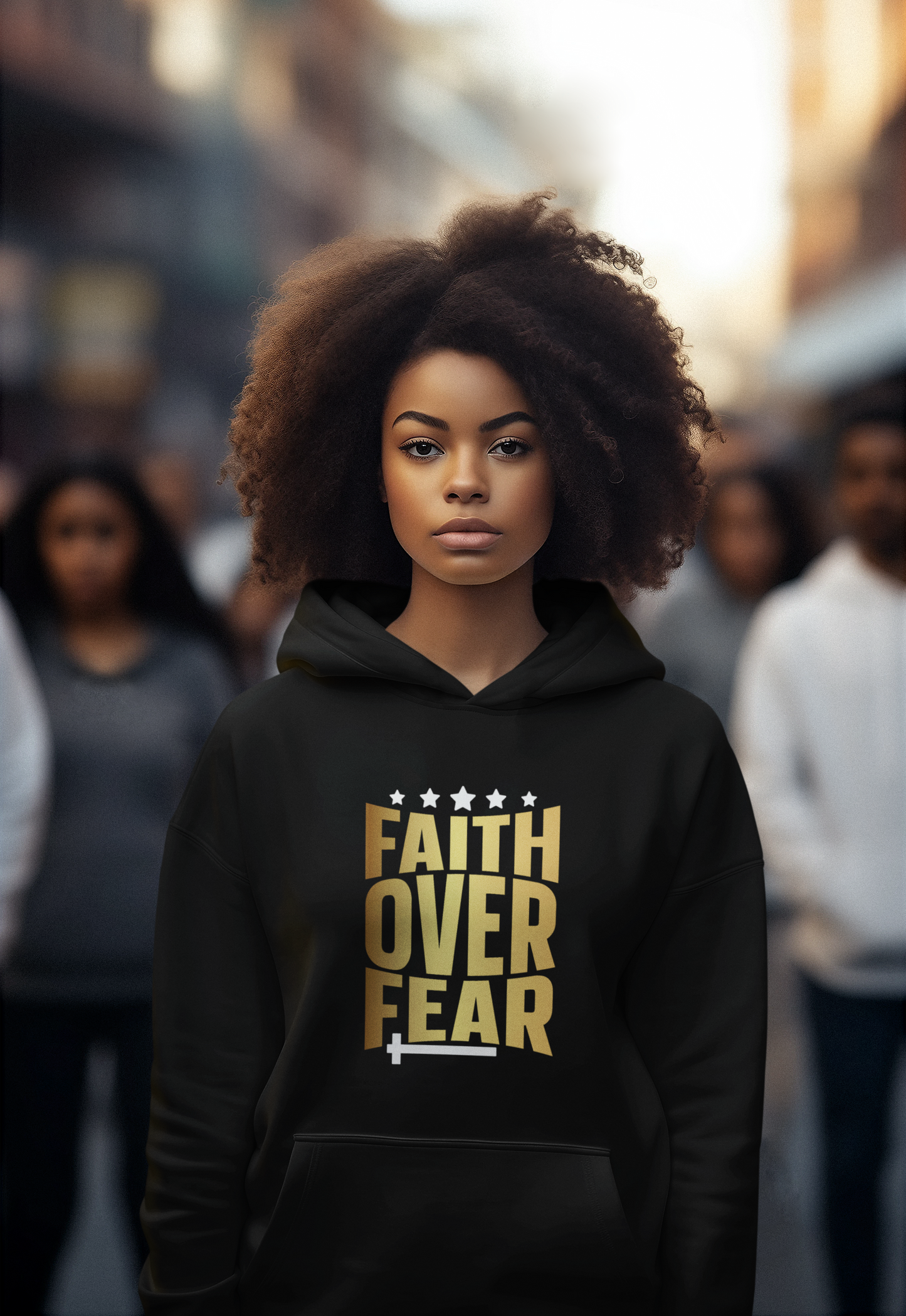 Faith Over Fear (Unisex Heavy Blend™ Hooded Sweatshirt)