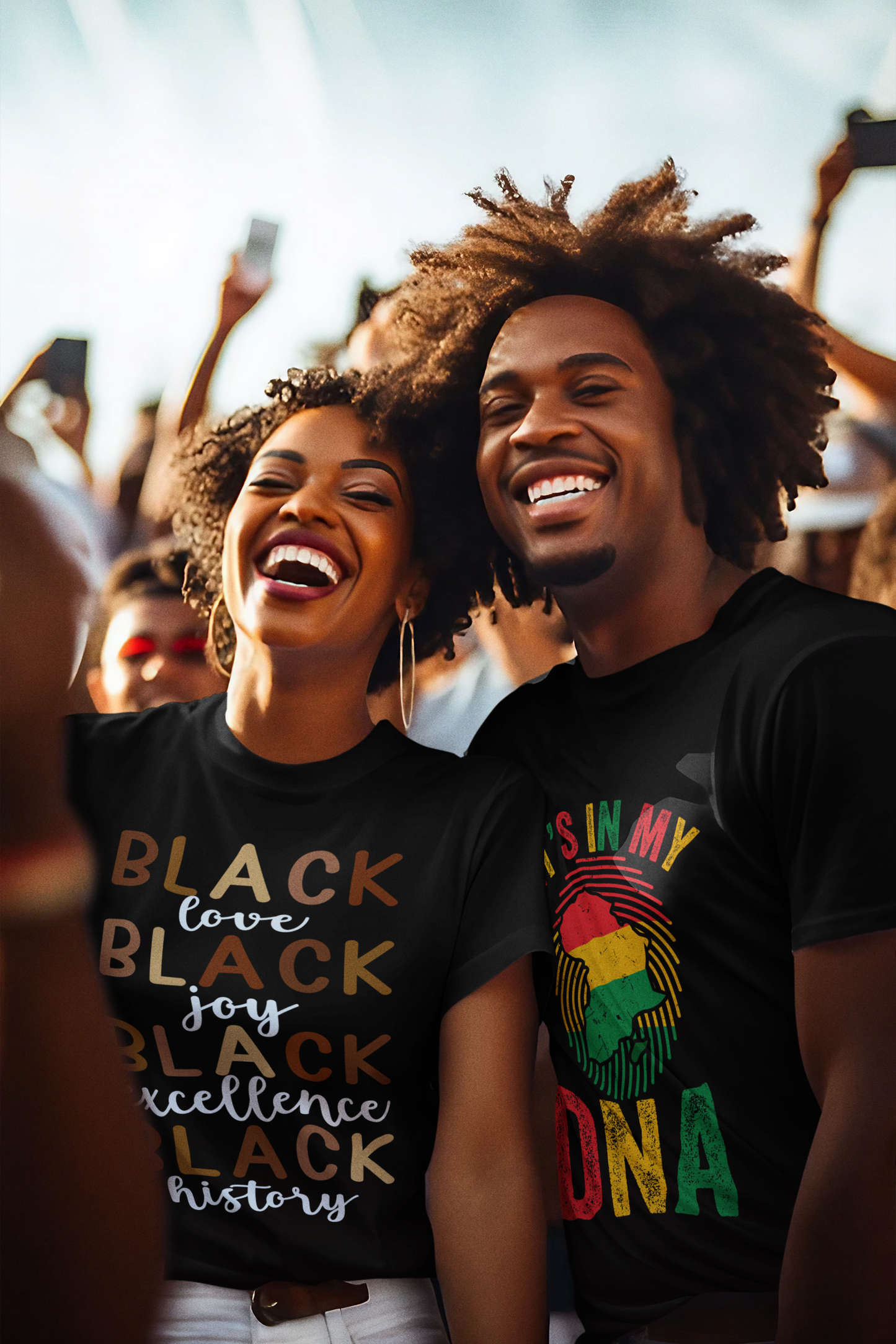 Black Love... (Unisex Softstyle T-Shirt)