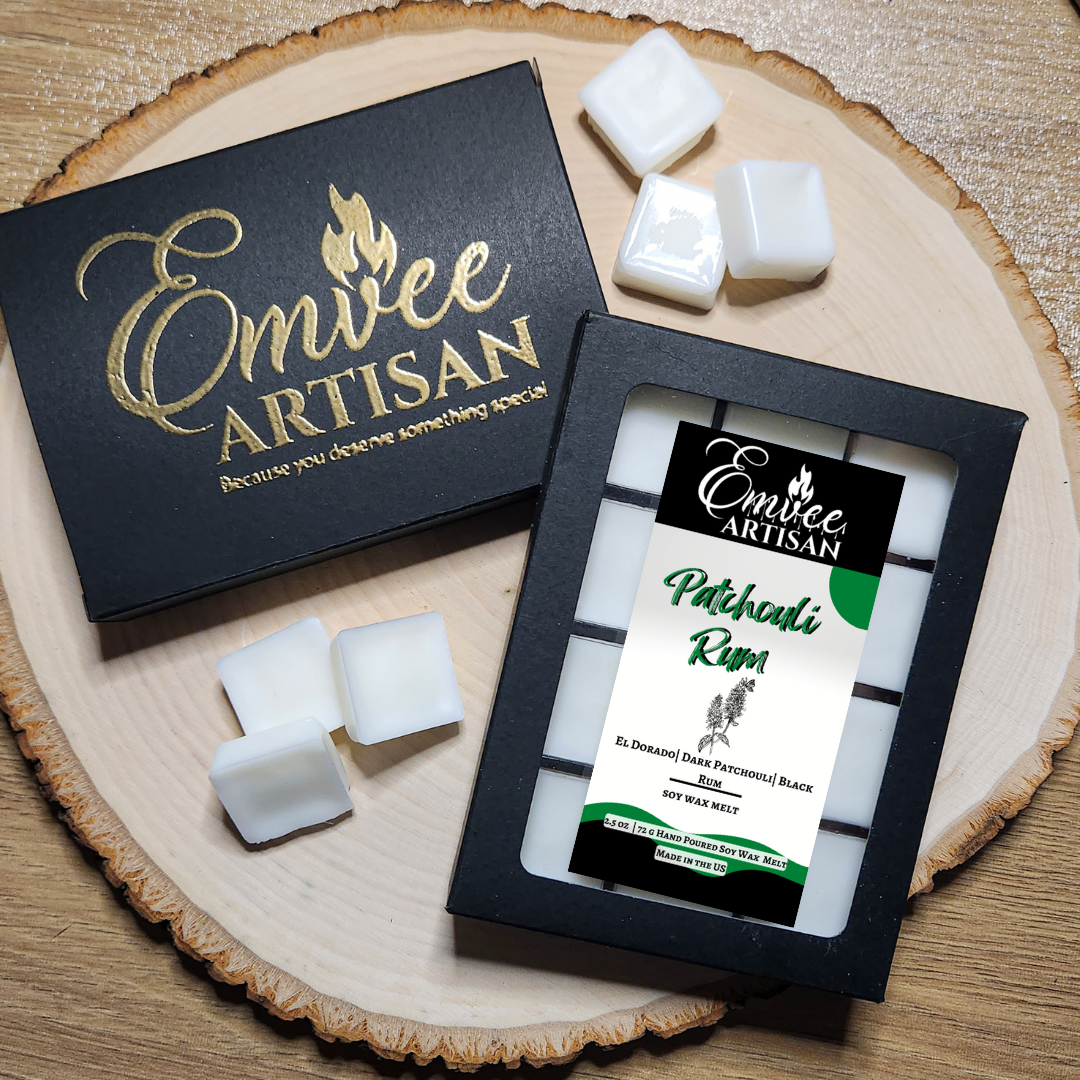 Patchouli Rum Artisan Wax Melts